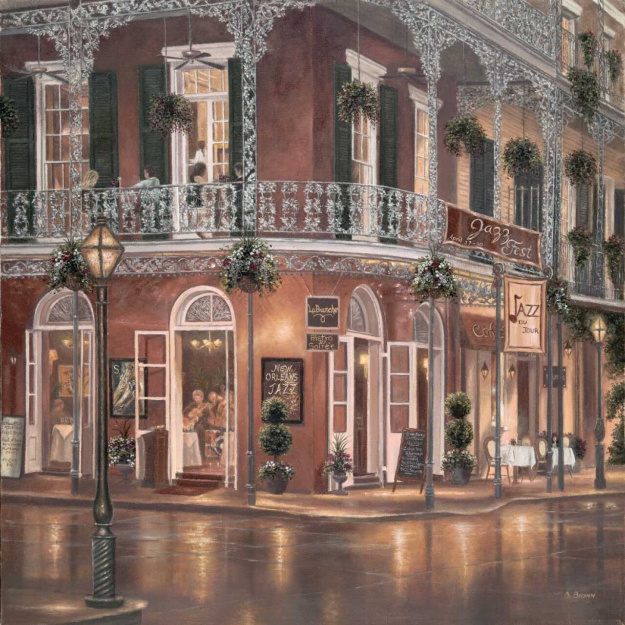 Jazz du Jour Poster Print by Betsy Brown - Item # VARPDX10229